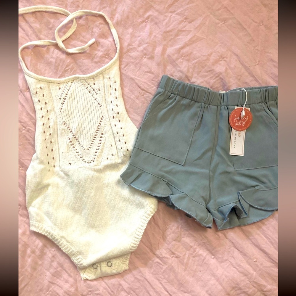 Baileys Blossoms Romper & Shorts